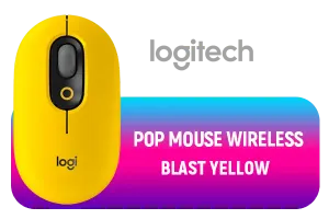 Logitech POP Wireless Mouse Blast Yellow